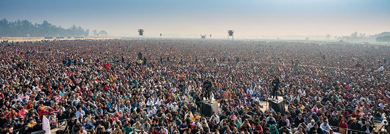 Prem speaks from the heart to 300,000 in Bareilly