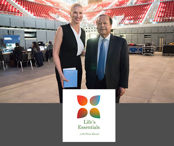 “Life’s Essentials with Prem Rawat” podcast week 14 with TV presenter Anne Igartiburu – Rain in the Desert