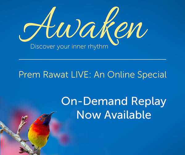 Awaken – Discover your inner rhythm – Prem Rawat LIVE
