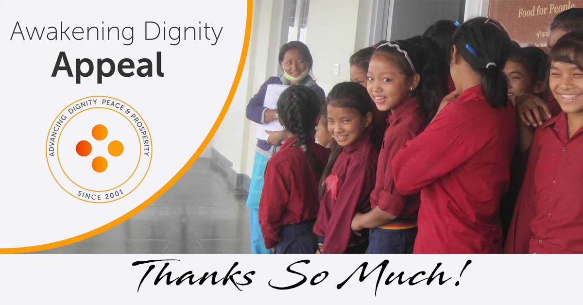Daya Rawat Thanks You for Making Awakening Dignity Appeal a Success