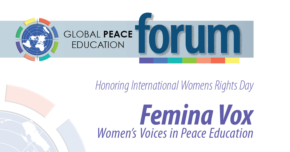 Upcoming Women’s Rights Conference Highlights Peace Education Program